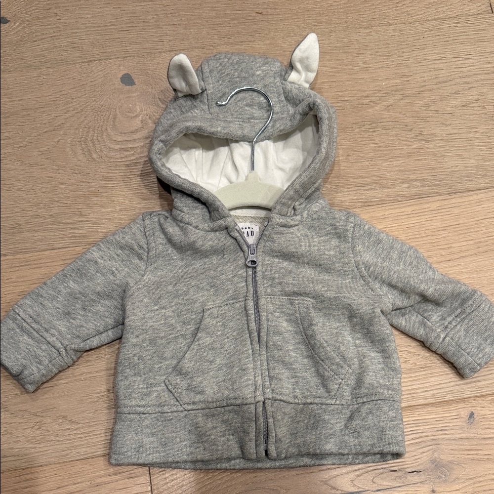 BABY GAP 0-3M Zipped Hoodie